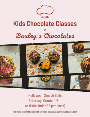 Kids Halloween Smashballs Chocolate Class - October 18th - 11:00