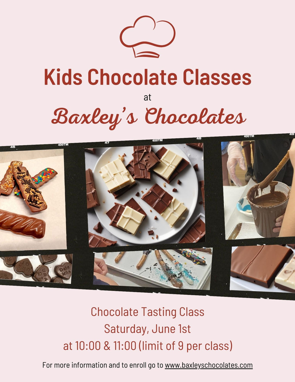 Kid's Chocolate Tasting Class - June 1st 10:00am (parents participate!)